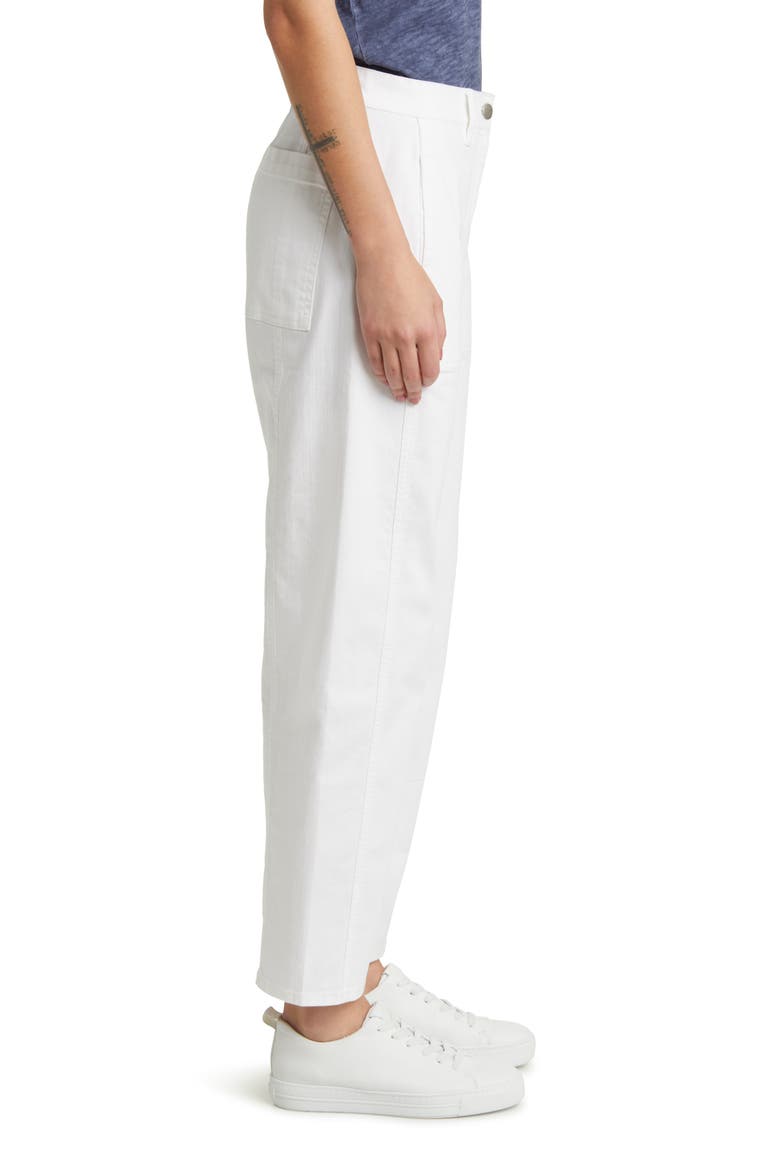Ankle Lantern Jeans, Alternate, color, WHITE