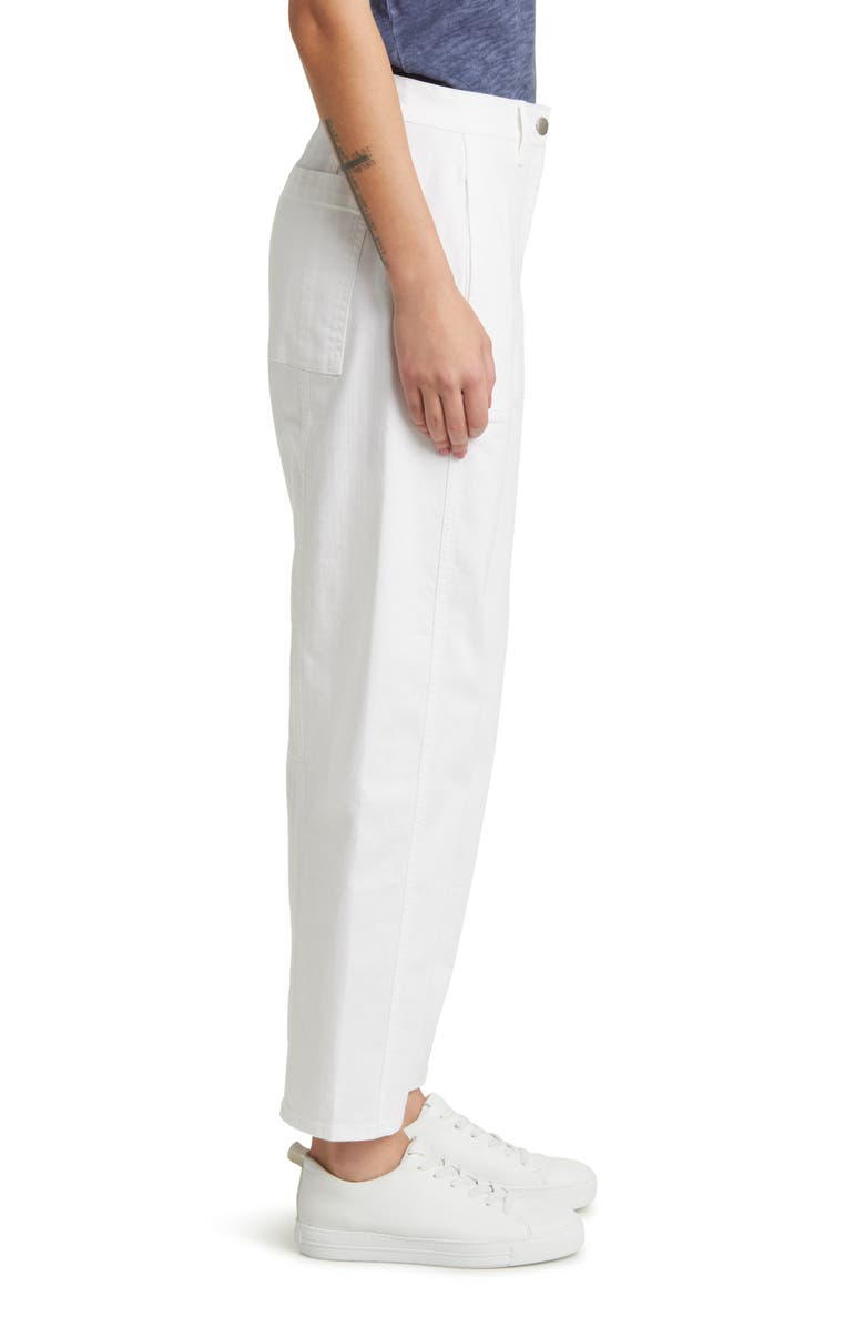 Eileen Fisher Ankle Lantern Jeans, Alternate, color, White
