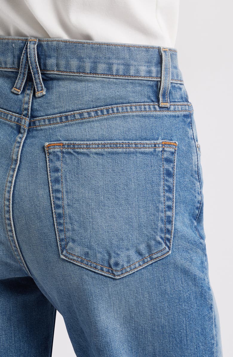 SLVRLAKE London High Waist Ankle Straight Leg Jeans, Alternate, color, Nothing To Lose