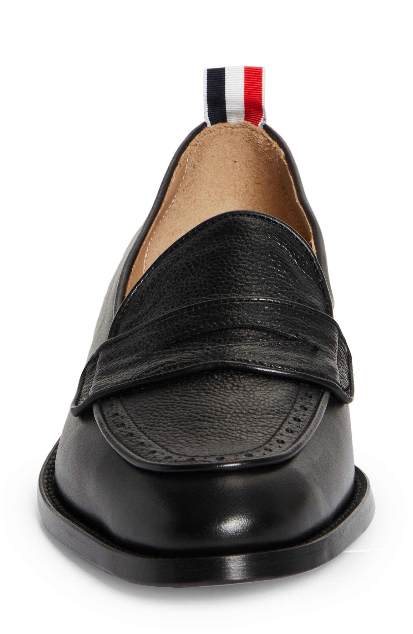 Thom Browne Penny Loafer, Alternate, color, Black