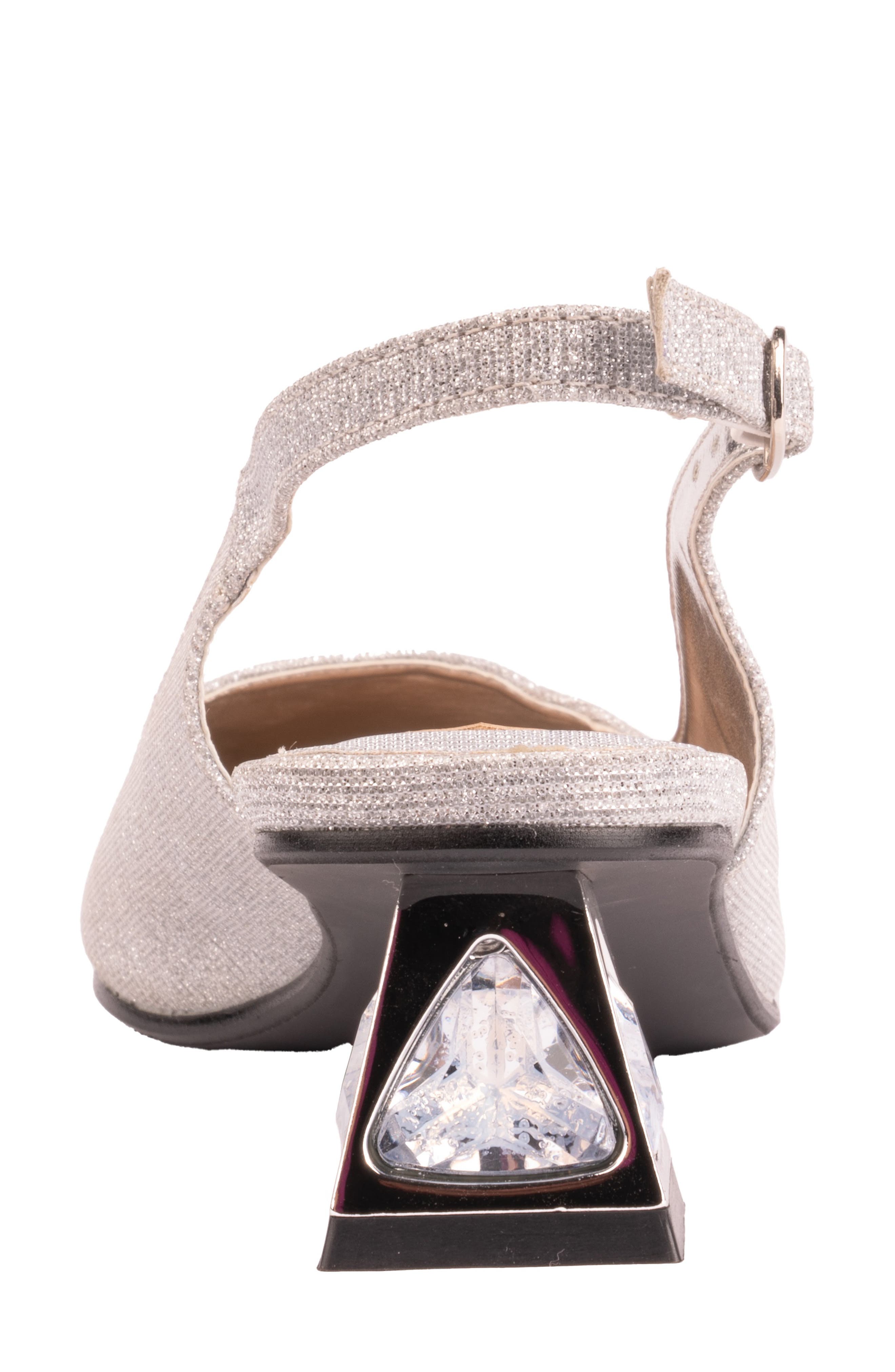 Ruby Slingback Pump, Alternate, color, SILVER