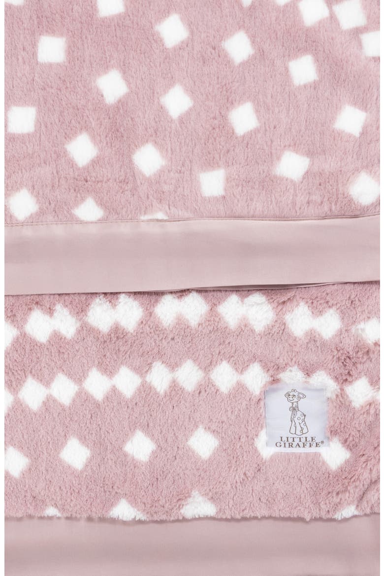 String of Pearls Luxe Baby Blanket, Alternate, color, DUSTY PINK
