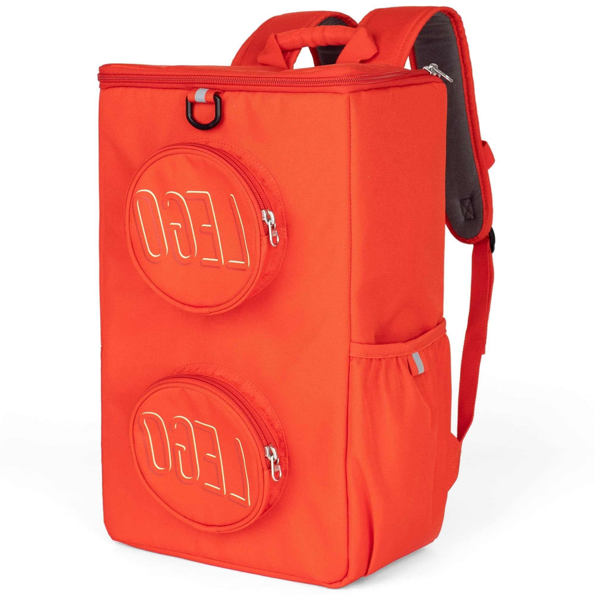 Brick Backpack Cooler, Alternate, color, Red