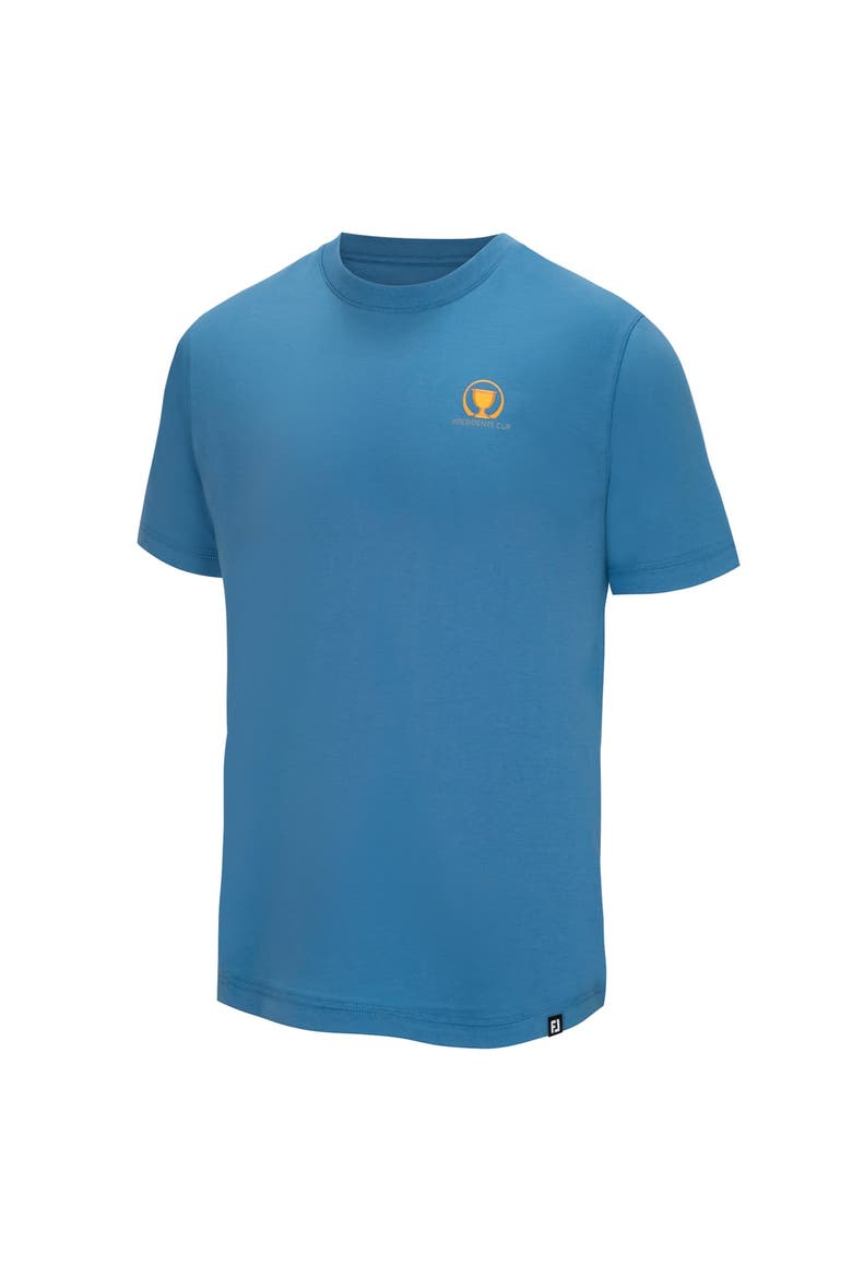 Men's FootJoy  Light Blue Presidents Cup 2026 President's Cup T-Shirt, Alternate, color, Light Blue