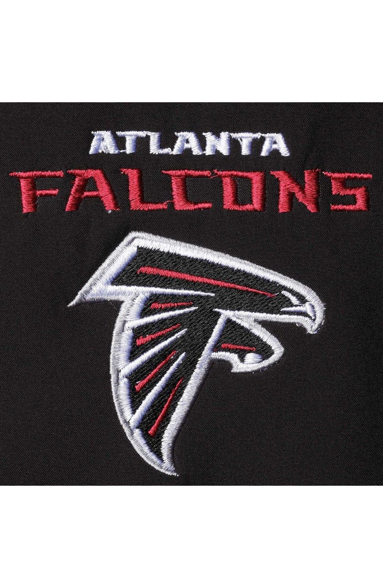 DUNBROOKE Men's Dunbrooke Black Atlanta Falcons Big & Tall Archer Softshell Full-Zip Vest, Alternate, color, Black