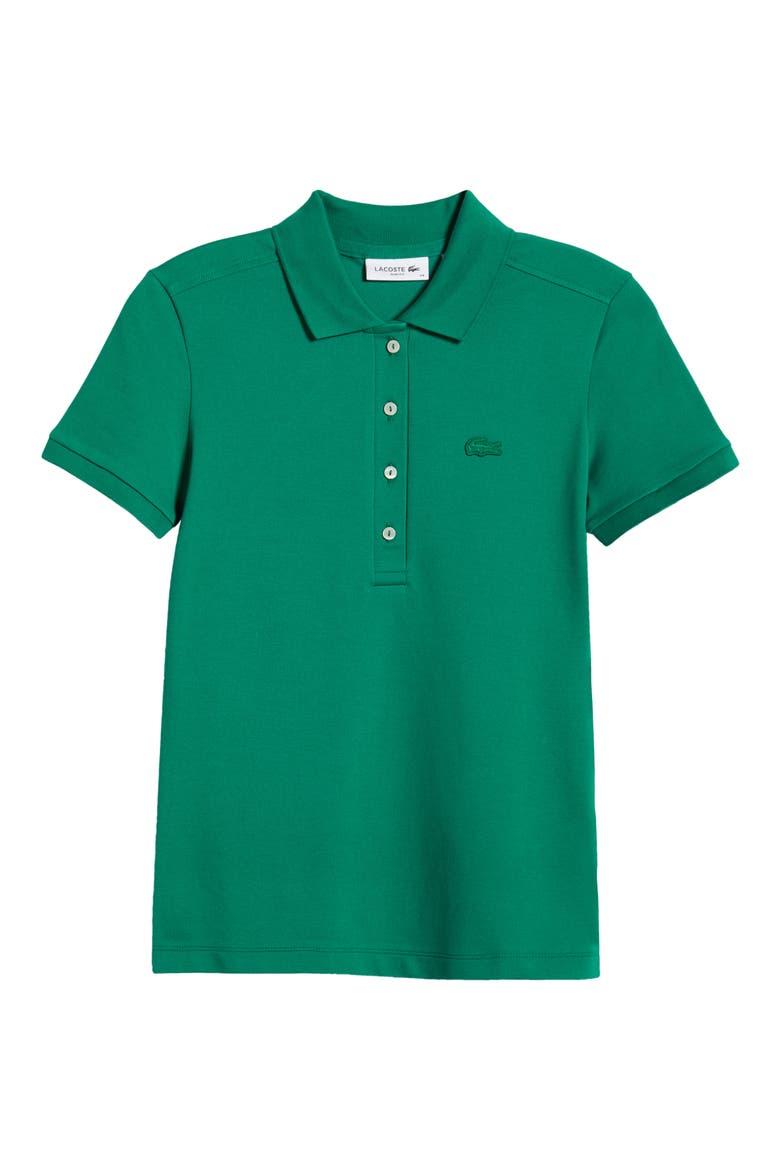 x BANDIER Slim Fit Piqué Polo, Alternate, color, ROQUETTE