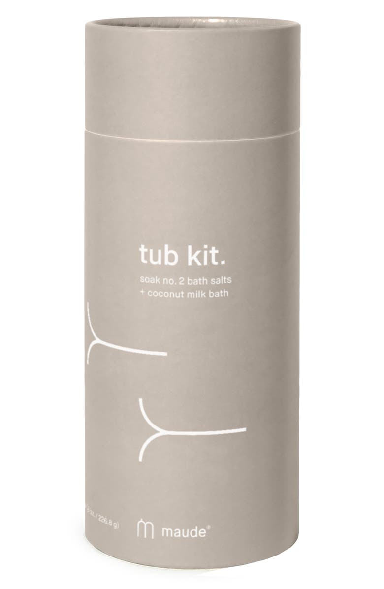 maude Tub Kit No. 1 Bath Salts & Coconut Milk Bath Soak Set, Alternate, color, 