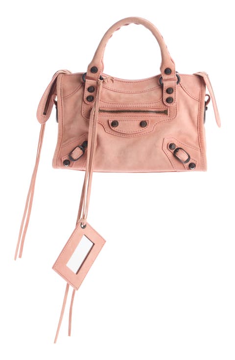 Small Le City Suede Handbag