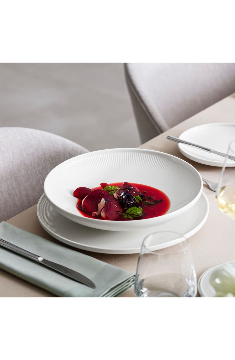 Villeroy & Boch Afina Deep Coup Plate, Alternate, color, White