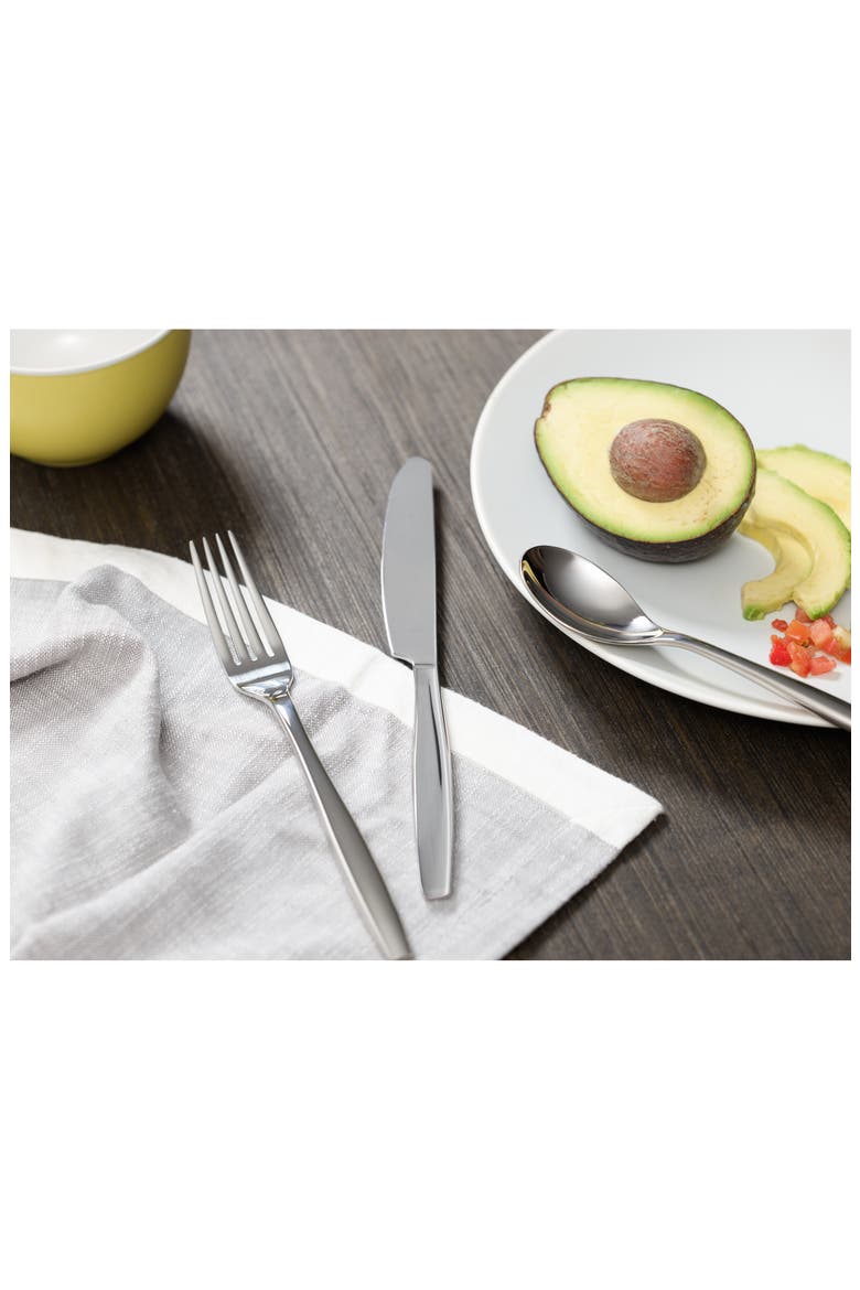 'Aidan' 5-Piece Table Setting, Alternate, color, SILVER