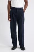 CASUAL FRIDAY Grant Pinstripe Wide Leg Pleated Pants