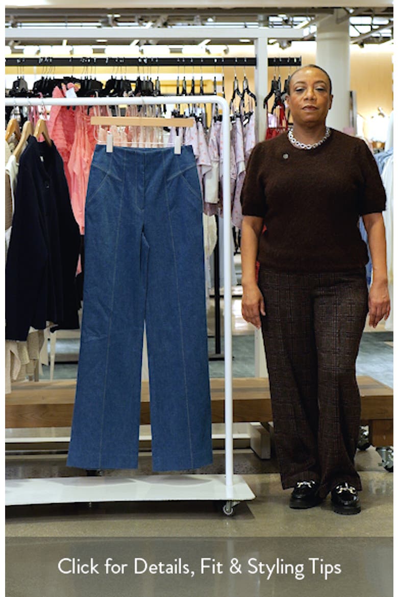 Frenkle Topstitch Detail Cotton Blend Pants video