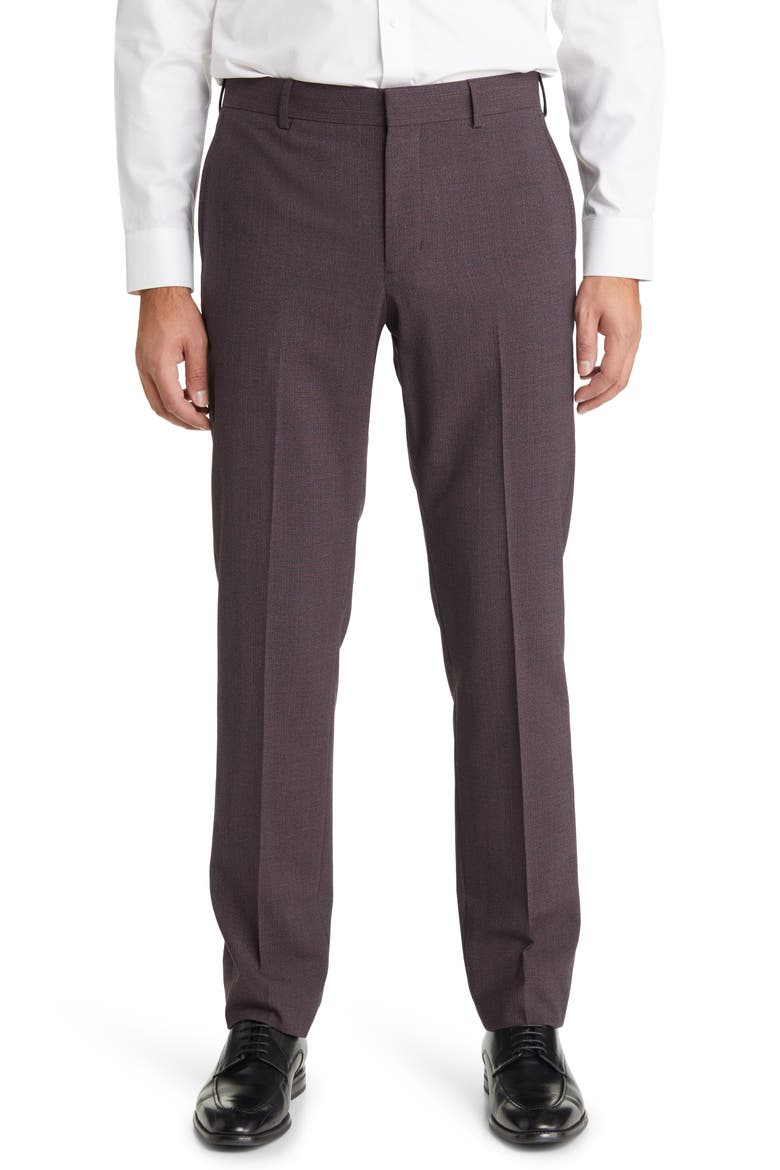 NORDSTROM ダークグレー スラックス Nordstrom Tech-Smart Trim Fit Trousers (Men) | Nordstrom