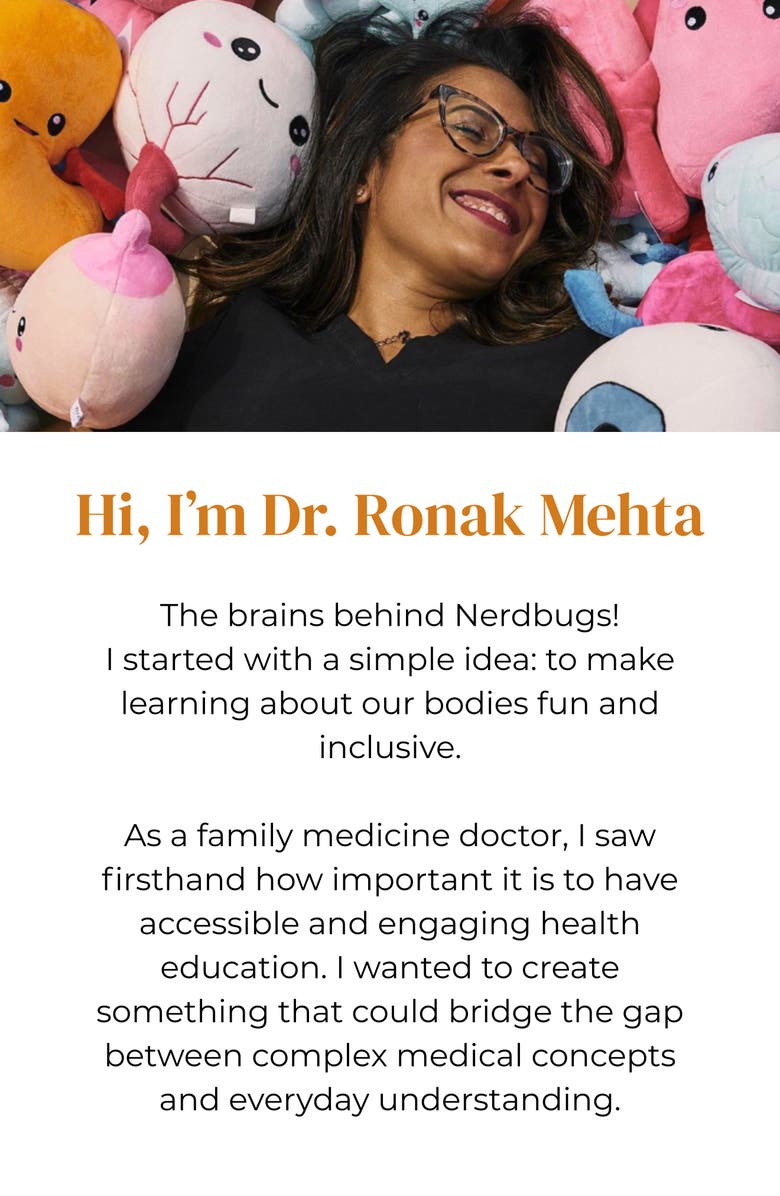 Nerdbugs Heart Plushie Organ, Alternate, color, Bright Pink