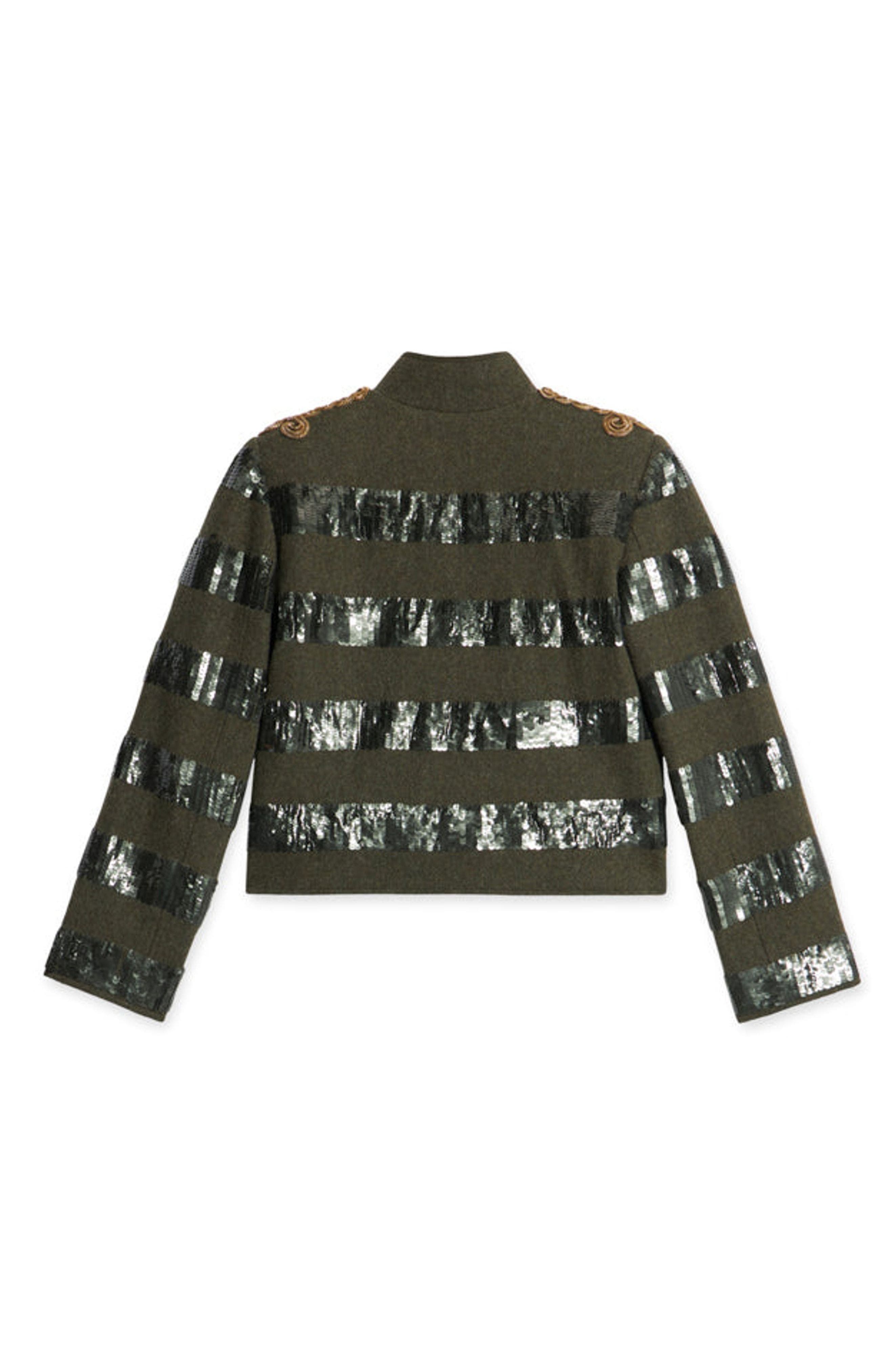 Classic Wool Pailettes Jacket - image 2