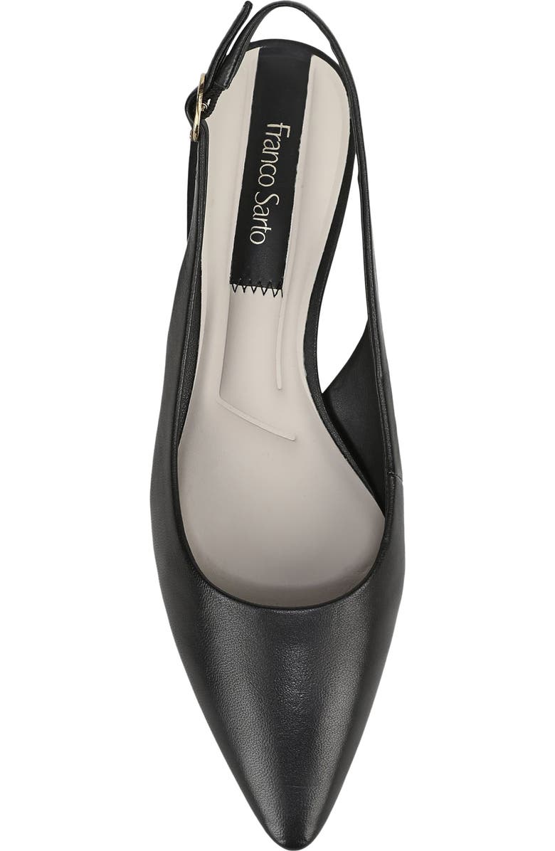 Franco Sarto Pura Slingback Pointed Toe Kitten Heel Pump, Alternate, color,