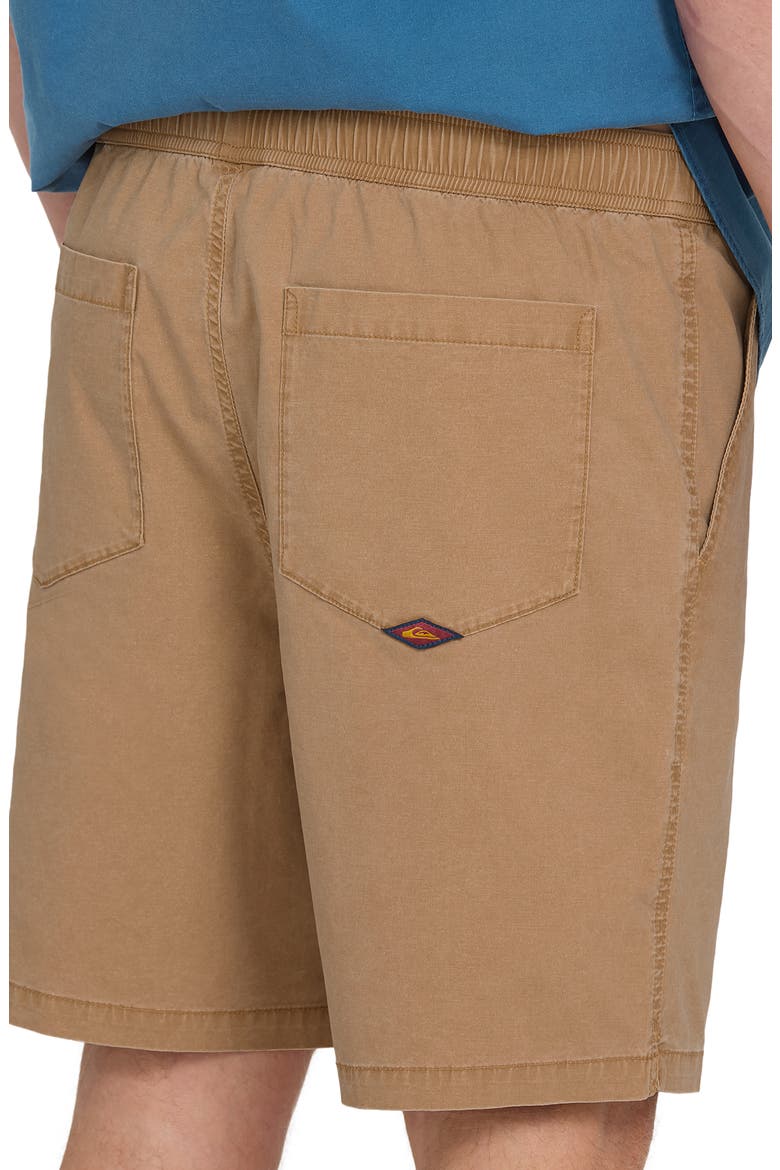 Saltwater Stretch Cotton Drawstring Shorts, Alternate, color, TOBACCO