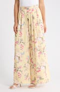 Ted Baker Pleated Front Wide Leg Pants