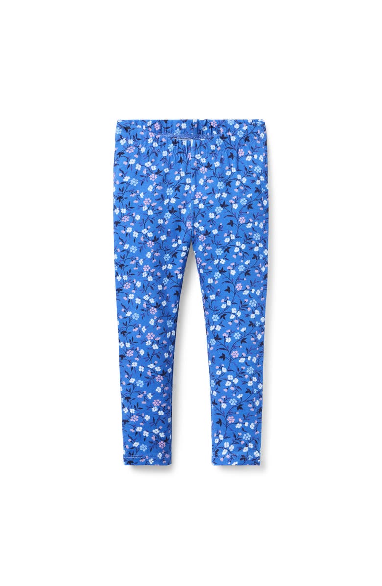 Janie and Jack The Everyday Floral Legging, Main, color, Blue