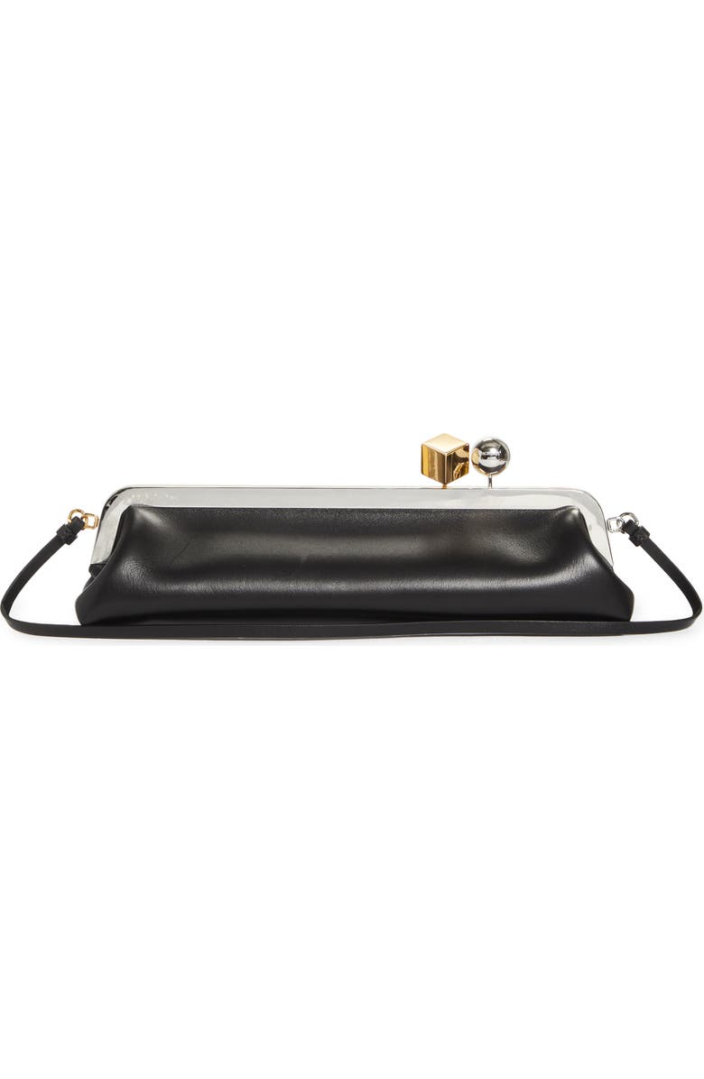 Jacquemus La Pochette Salon Leather Clutch, Alternate, color,