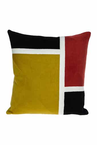 Kenzo Yellow Throw Pillow