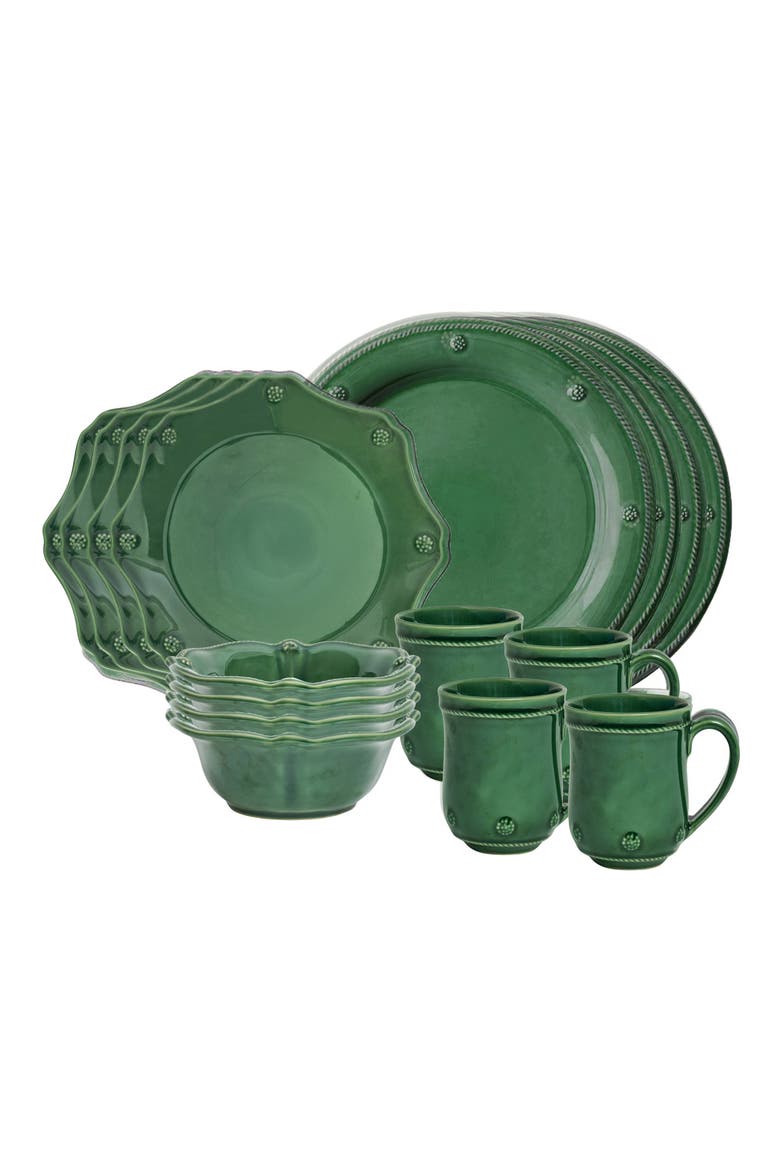 Berry & Thread 16-Piece Dinnerware Set, Main, color, BASIL
