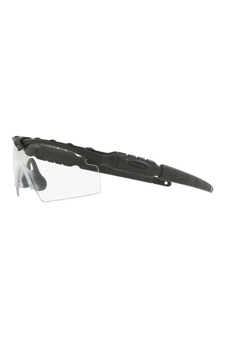 M Frame 2.0 Strike 130mm Semi Rimless Rectangular Sunglasses, Alternate, color, MATTE BLACK