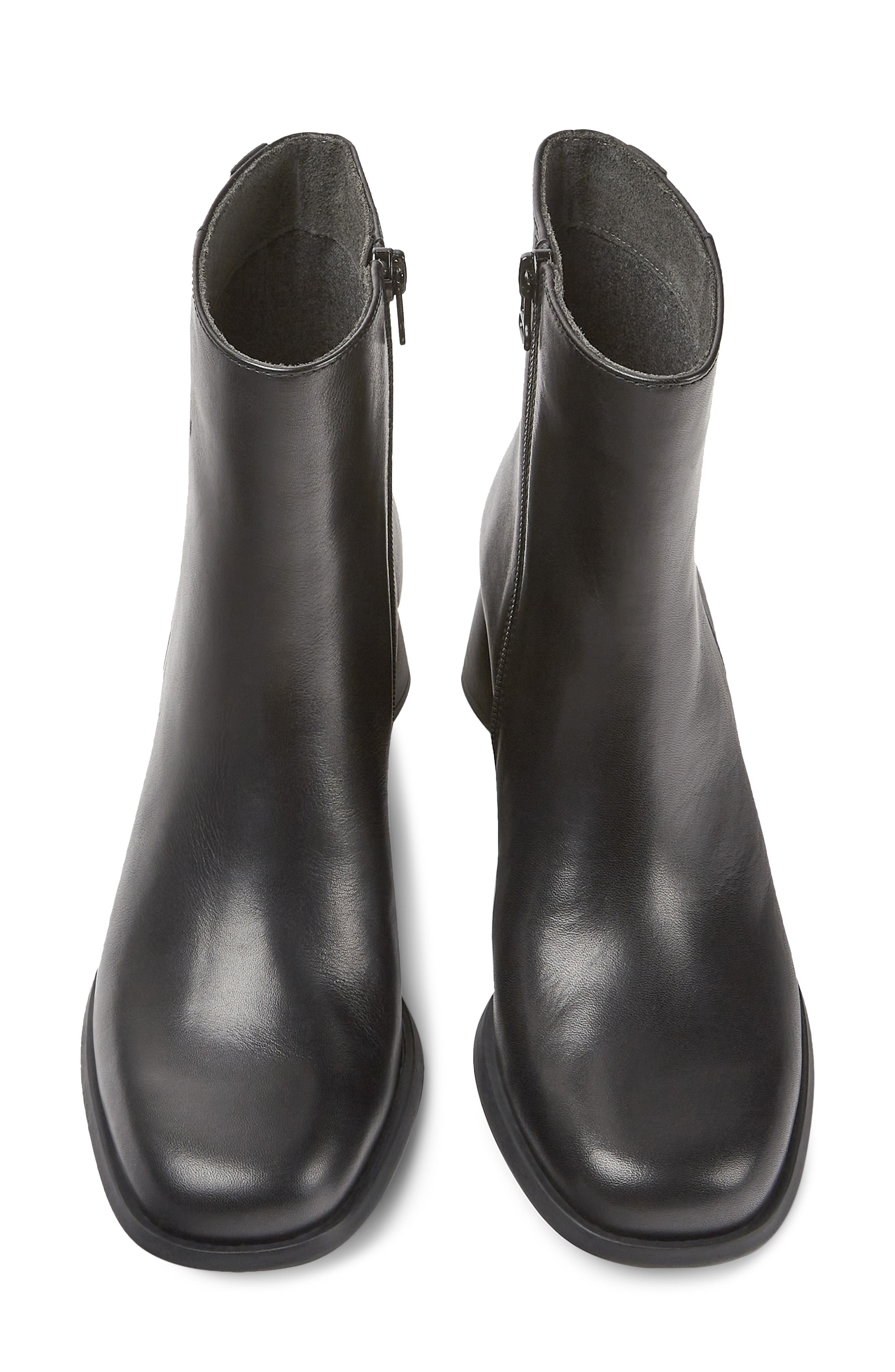 Camper Kiara Leather Bootie, Alternate, color, 