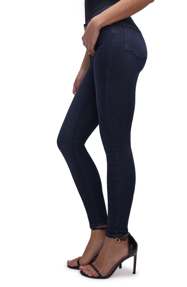 Good American Good Legs Skinny Jeans, Alternate, color, Blue 224