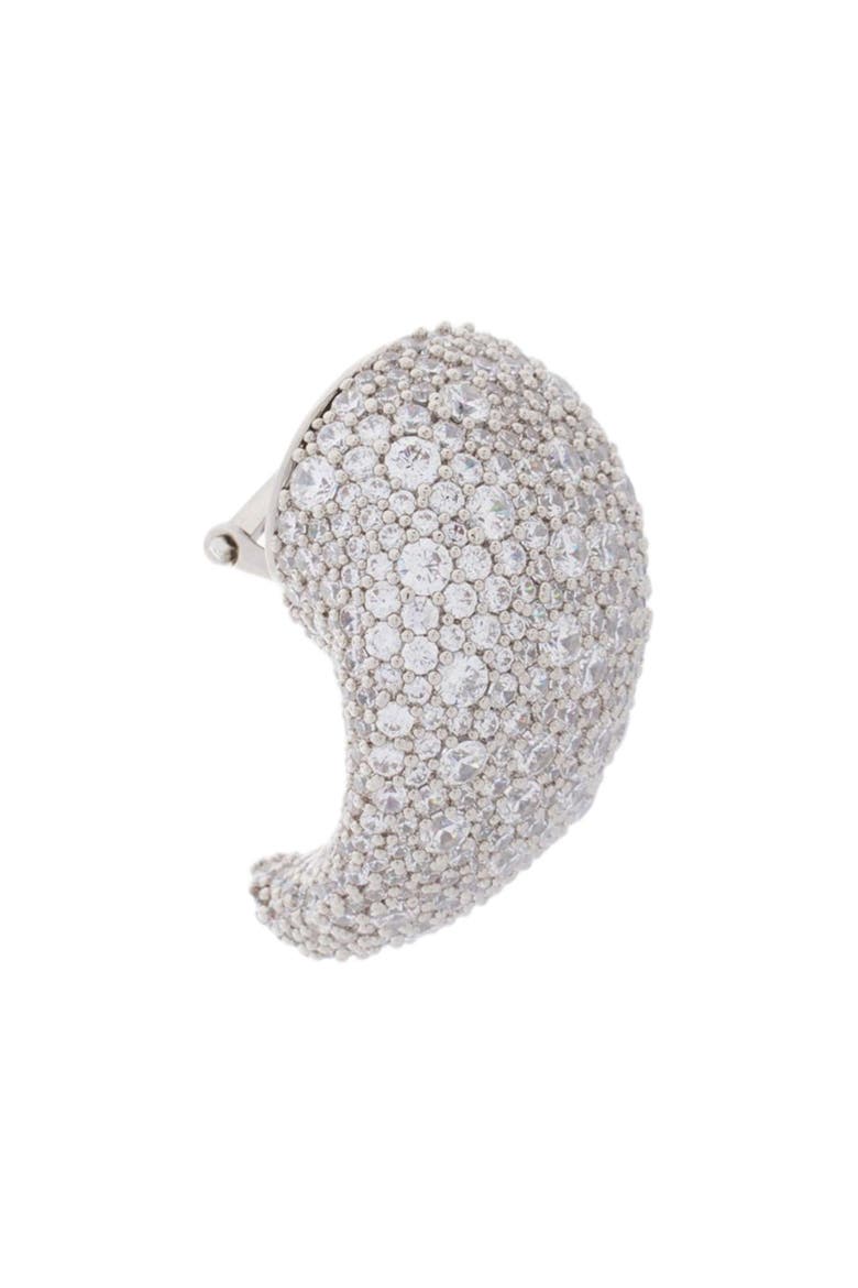 Haute Séquence Rhinestone Earrings, Alternate, color, SILVER/CRYSTAL