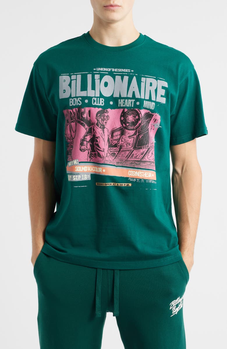 Billionaire Boys Club Labworks Cotton Graphic T-Shirt, Main, color, Rain Forest