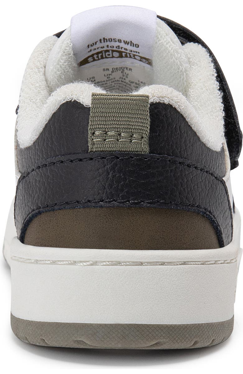 Stride Rite Kids' Denver Sneaker, Alternate, color, Black/ White/ Olive