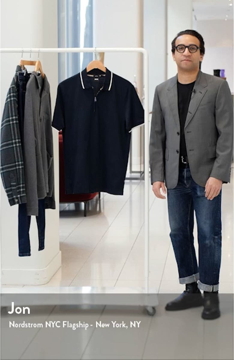 Polston Tipped Zip Polo, sales video thumbnail