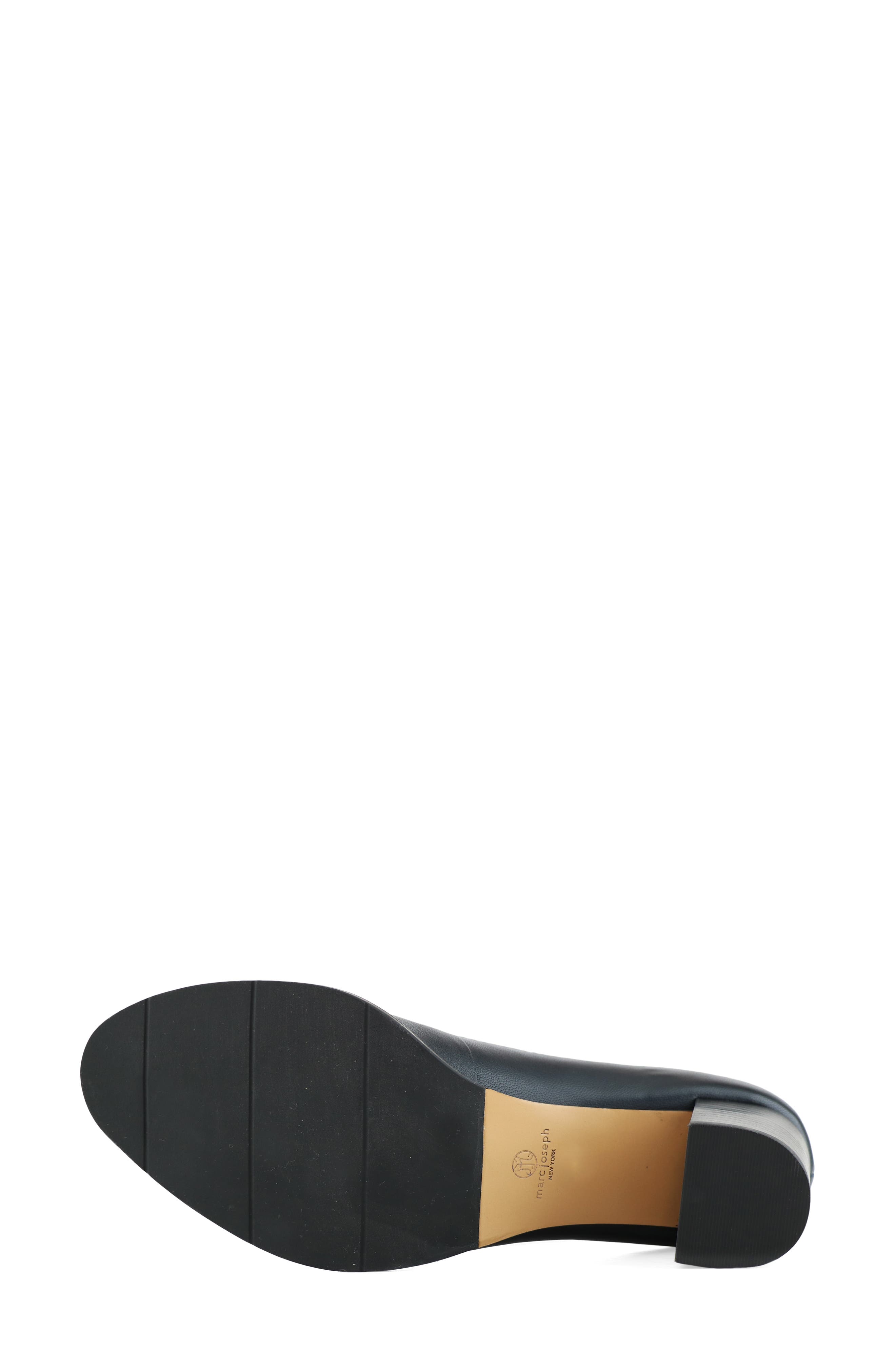 NYC Leather Pump, Alternate, color, NAVY NAPA