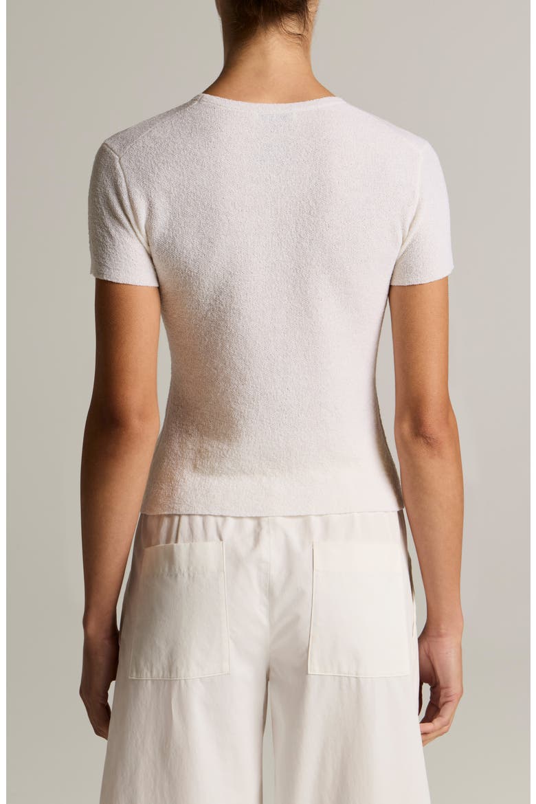 Texture Crewneck Sweater, Alternate, color, OFF WHITE