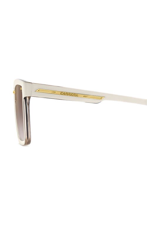 Carrera Eyewear Victory 58mm Rectangular Flat Top Sunglasses