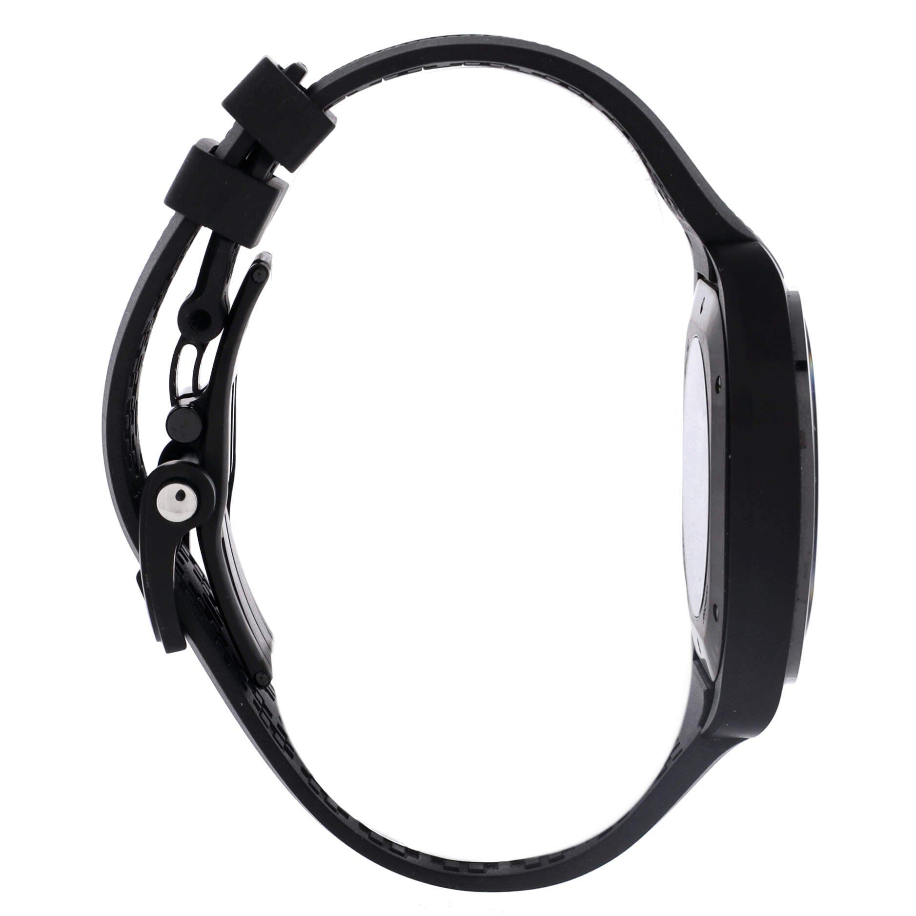 Pre-Owned Hermes H08 Automatic Watch Titanium and Rubber 39, Alternate, color, Black