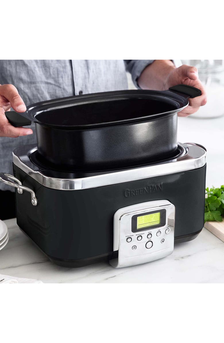 GreenPan Ceramic Nonstick 6-Quart Slow Cooker, Alternate, color,