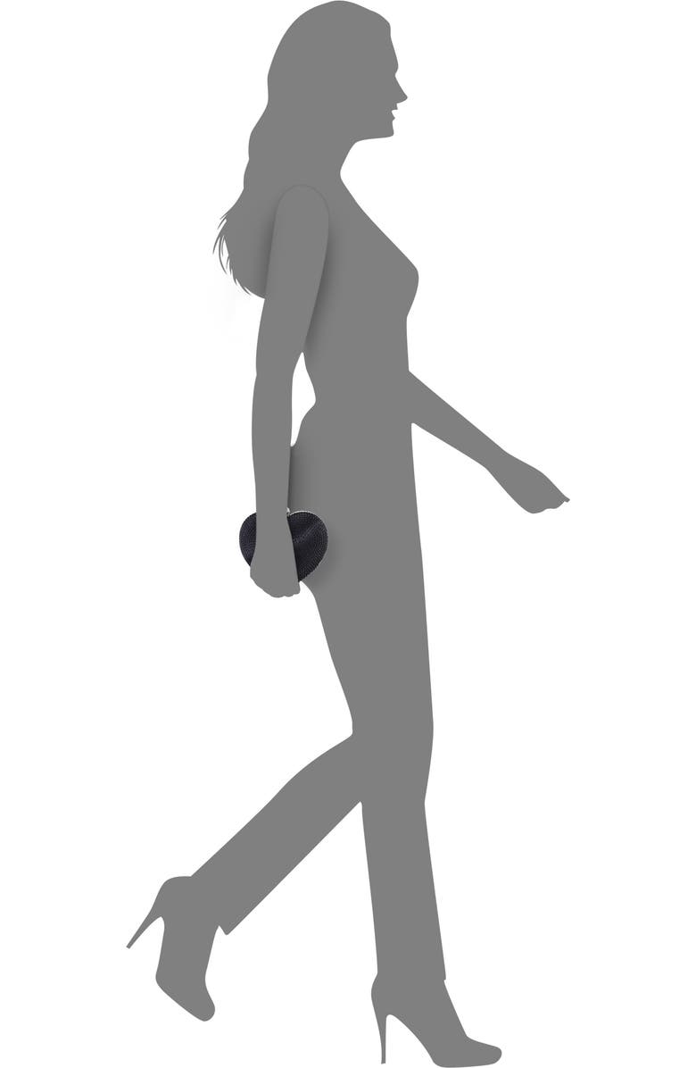 Nina Crystal Embellished Minaudière, Alternate, color,