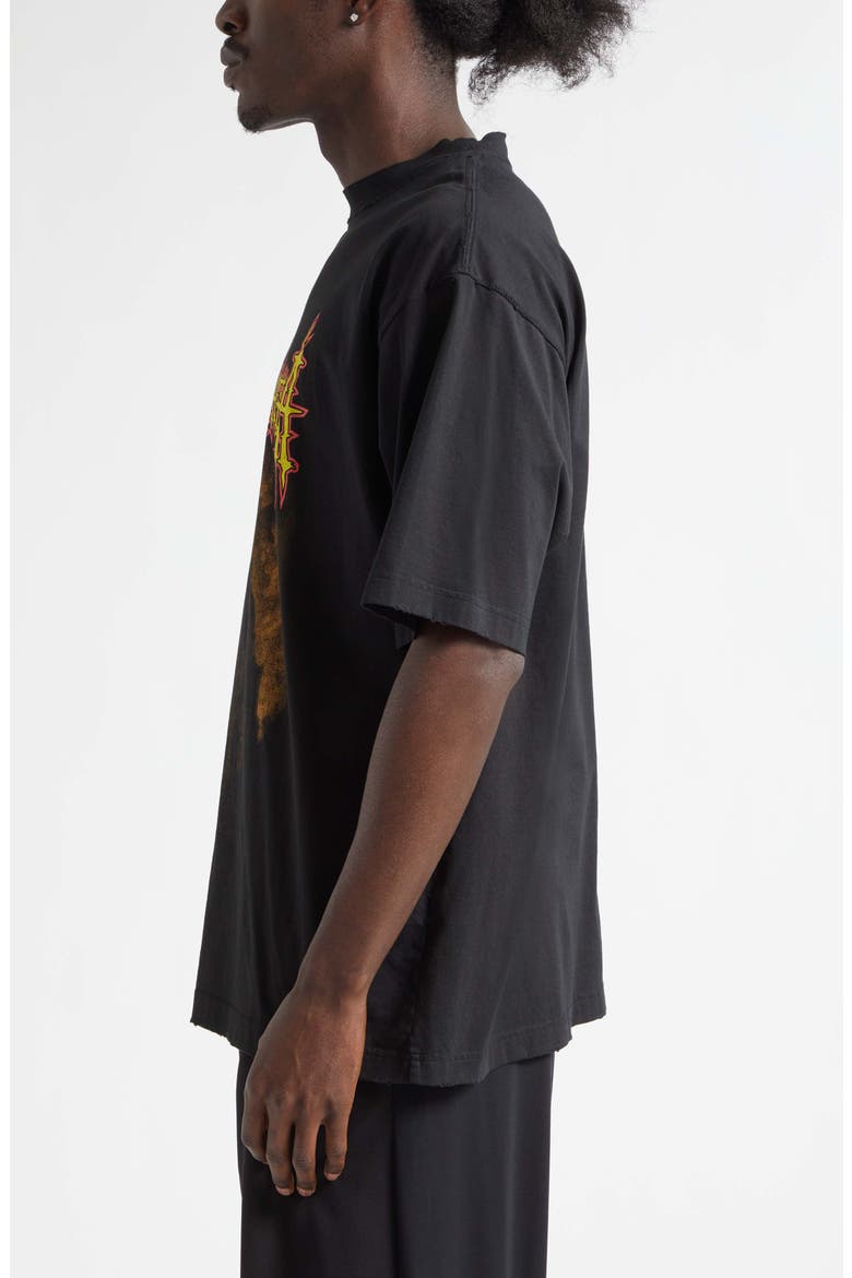 Medium Fit Sacré Couer Graphic T-Shirt, Alternate, color, 1000 BLACK