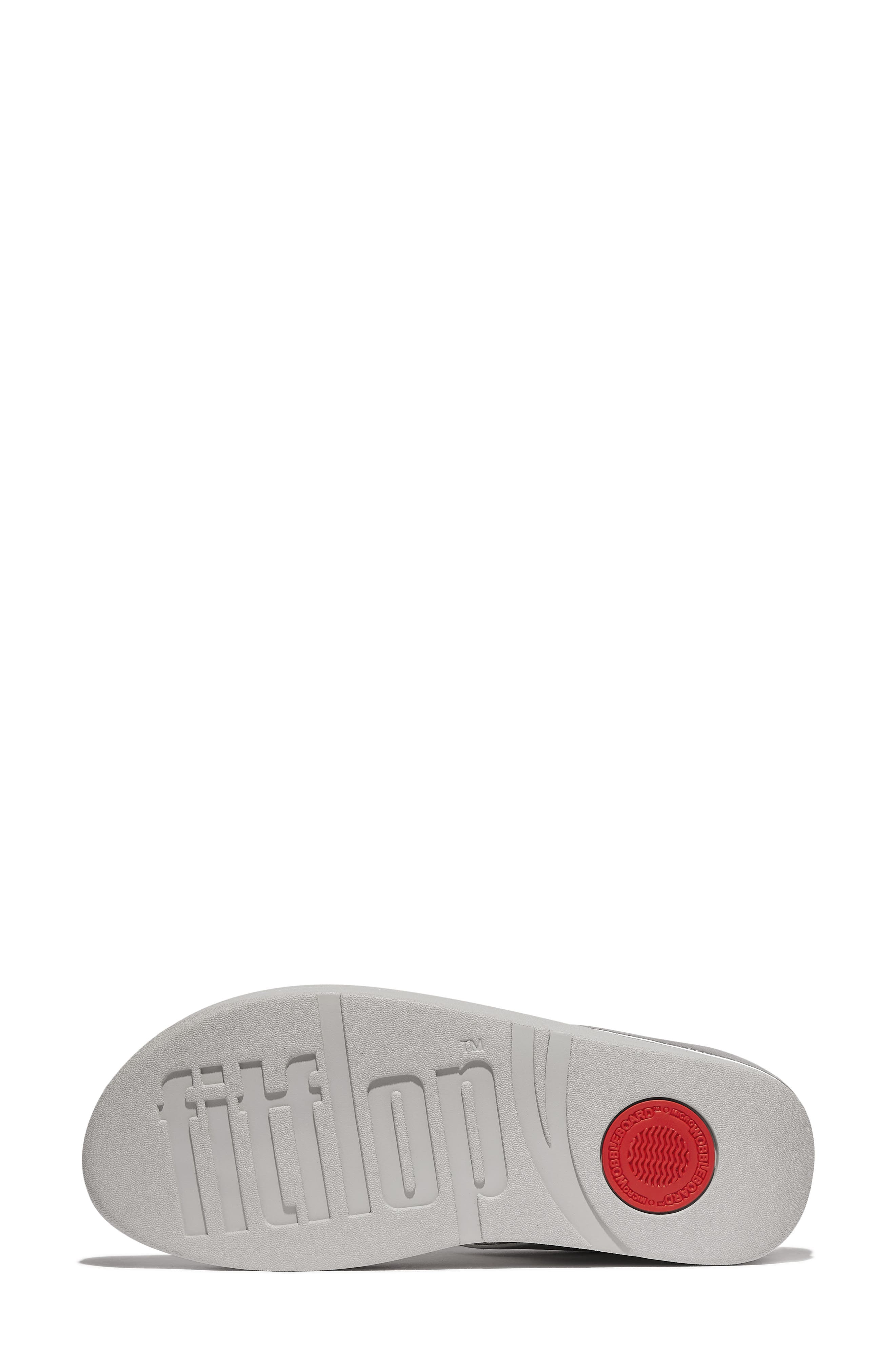 FitFlop Fino Crystal T-Strap Sandal, Alternate, color, Silver