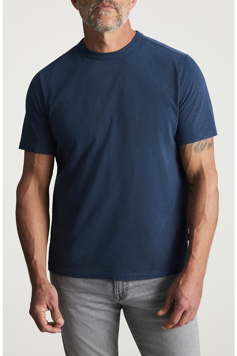 Slub Cotton Crewneck T-Shirt, Main, color, VINTAGE INDIGO