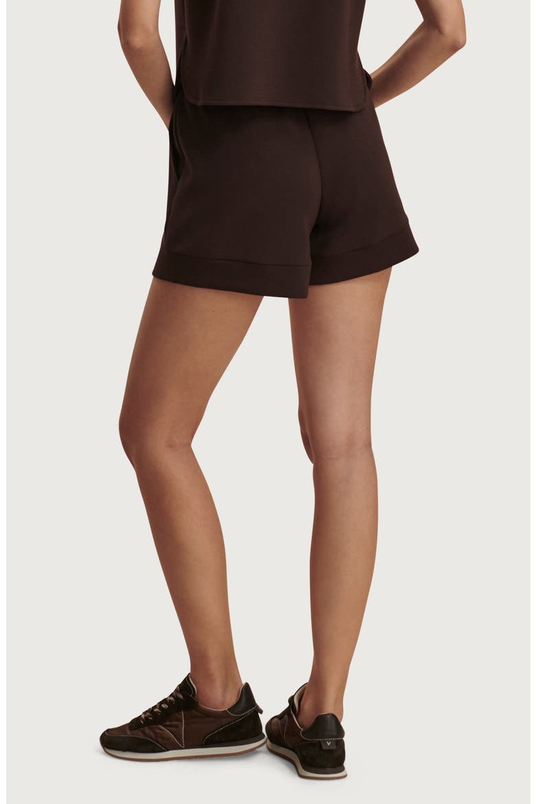 Atrium High Waist Shorts, Alternate, color, COFFEE BEAN