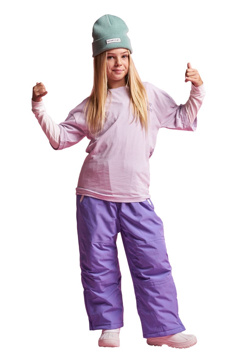 Roarsome Sparkle the Unicorn Ski Pants, Main, color, Lilac