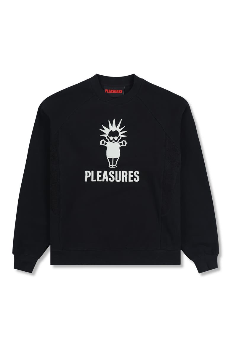 Punk Baby Sweatshirt, Alternate, color, BLACK
