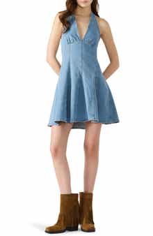 Steve Madden Malia Denim Fit & Flare Dress