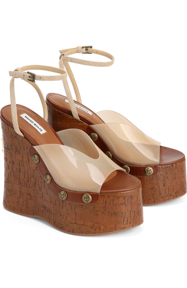 Naked Wolfe Tiger Lilly Heel, Main, color, Beige