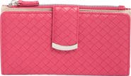 MUNDI SMALL LEATHER GOODS Lottie Woven Wallet