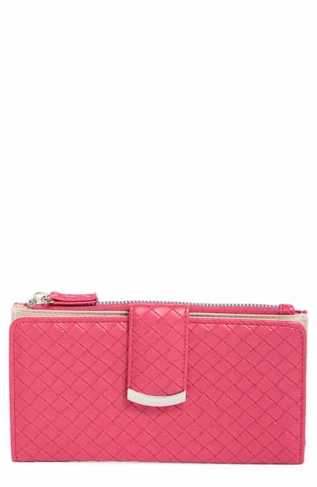 MUNDI SMALL LEATHER GOODS Lottie Woven Wallet