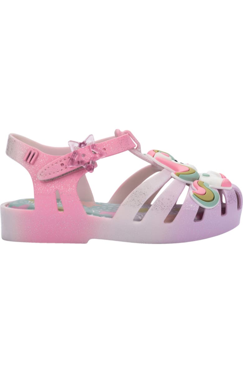 Mini Melissa Kids' Mini Possession Sandal, Alternate, color, Yellow/ Pink/ Purple/ Green